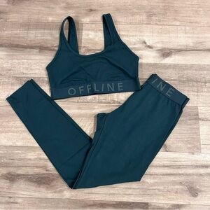 Aerie leggings and bra set